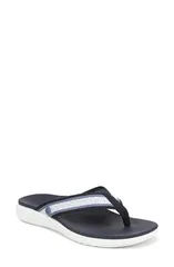 バイオニック レディース シューズ サンダル Vionic Indigo Flip Flop Marlin Blue Multi ブルーのサムネイル