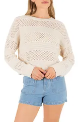 ハーレー レディース アウター パーカー・スウェット セーター コットン Hurley Simple Times Cotton Sweater Tofuのサムネイル