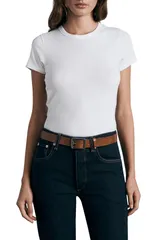 ラグアンドボーン レディース トップス Tシャツ rag bone Luca Baby TShirt White ホワイトのサムネイル