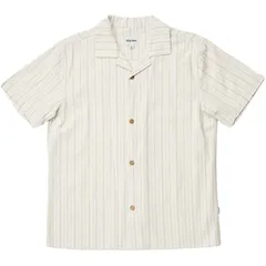 リズム メンズ トップス シャツ 半袖 Rhythm Vacation Stripe ShortSleeve Shirt Mens Natural ストライプのサムネイル