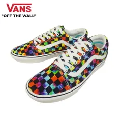 バンズ VANS ヴァンズスニーカー オールドスクールCOMFYCUSH OLD SKOOL(TIE-DYE CHECKER)BLACKコンフィクッシュ タイダイ チェッカー ブラックメンズ レディース 靴 スケボー sk8 ローカット ストリート