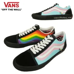 バンズ VANS ヴァンズスニーカー オールドスクールSKATE OLD SKOOL 箱無しPRIDE MULTI プライドマルチブラック レインボー LGBTQ ジェンダーフリーメンズ レディース スニーカー 靴 スケボー sk8 ストリート ローカット