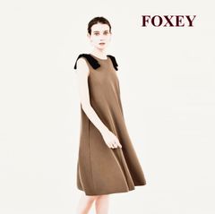 新品☆定価10万】FOXEY マグノリア Aライン ノースリーブワンピース