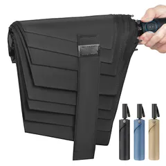 【新品】 LittleSo 【1秒でたためる 記憶傘 初登場】折りたたみ 雨傘 形状記憶 ワンタッチ自動開閉 晴雨兼用 丈夫 風に強い 8本骨 大きい傘 104cmの大きめサイズで 折り畳み傘 ビジネス 通勤 通学 就職活動 ワンタッチ 超撥水 軽い メンズ 