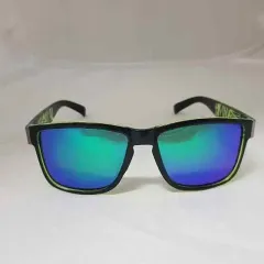 (送料無料)グリーンブルー 偏光 サングラス