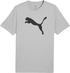 プーマ PUMA ESS プーマロゴ ポリ Tシャツ メンズ 半袖シャツ ハーフスリーブ ウェア トップス レギュラーフィット クルーネック ショートスリーブ 吸水 速乾  687563 09 COOLLIGHTGRAY