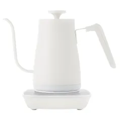 [山善] 電気ケトル 電気ポット 0.8L 一人暮らし 二人暮らし ドリップケトル (温度調節/保温/空焚き防止機能) 沸騰後自動電源OFF ホワイト EKG-C801(W) [ホワイト] [1)スタンダード]のサムネイル
