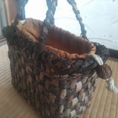 山葡萄 市松編み サコッシュ - メルカリ