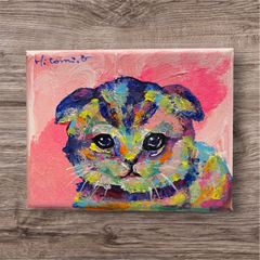 原画】アクリル画・猫・イラスト・一点物 - メルカリ