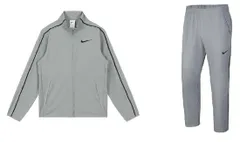 [ナイキ] 軽量ウーブン ジャケット×ロングパンツ 上下セットジャージ 国内正規品 DM6620×DM6627 パーティクルグレー (M(身長/155-176、胸囲/91-97cm、胴囲/78-85cm) [M]