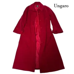 Emanuel Ungaro エマニュエルウンガロ パラレル パリ ヴィンテージ ロングコート ウール100%   レッド　7号のサムネイル
