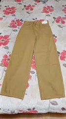 UNIQLO 未使用 ワイドデニムパンツ 実寸 28インチ 丈 104