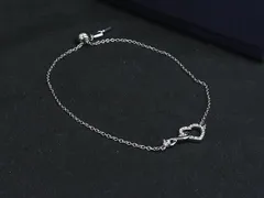 ■新品同様■ SWAROVSKI スワロフスキー インフィニティ ハート ブレスレット アクセサリー レディース シルバー系 DM6719