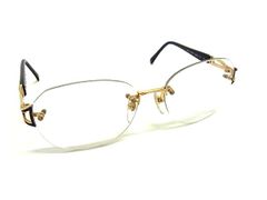 ■Excellent Condition■ Yves Saint Laurent 30-0077 Prescription Glasses Eyeglasses Men's Women's Navy DM7360