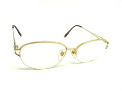 Yves Saint Laurent 30-0011 55□16 135 Prescription Glasses Eyeglasses for Women and Men Gold Tone DM7363