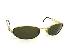 ■美品■ POLICE ポリス 2283 220 サングラス メガネ 眼鏡 メンズ レディース ゴールド系×ブラウン系 DM7373のサムネイル