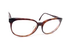 Yves Saint Laurent tortoiseshell-patterned prescription eyeglasses/glasses for women and men, brown, DM7380