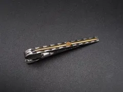 dunhill ダンヒル タイクリップ ネクタイピン アクセサリー ビジネス 紳士 メンズ シルバー系×ゴールド系 DM4615