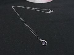 ピンキー&ダイアン 紫 ストーン ネックレス シルバー950 925 - メルカリ
