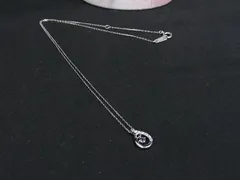 ■極美品■ 4℃ ヨンドシー SV925 ネックレス ペンダント アクセサリー レディース シルバー系×クリアパープル系 DM7157のサムネイル