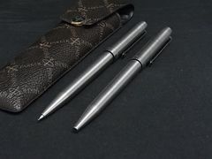 Parker パーカー ボールペン シャープペンシル ペンケース ヌメ革 