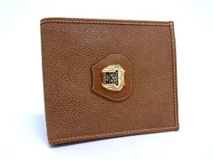 ■美品■ LANCEL ランセル リザード型押しレザー 二つ折り 財布 ウォレット 小銭入れ 札入れ ブラウン系 DM7644のサムネイル