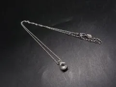 ■美品■ SWAROVSKI スワロフスキー クリスタル ネックレス ペンダント アクセサリー レディース シルバー系×クリア DM6527