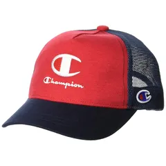 【新品】 [チャンピオン] Champion キッズ Kids メッシュキャップ 141-0039 レッド×ネイビー 日本 53~55cm (FREE サイズ) 1