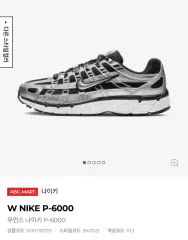 ナイキ P-6000 レディース スニーカー メタリック シルバー