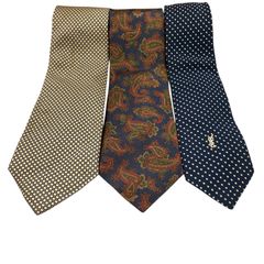 199990 YVES SAINT LAURENT イヴ・サンローラン ネクタイ 3点まとめ