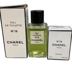 186005 CHANEL シャネル EDT No.19 100ml  パルファン 7.5ml レディース 2点まとめ売り