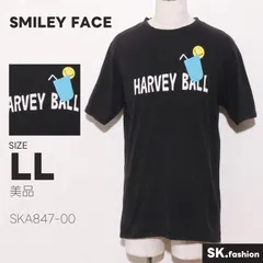 美品 SMILEY FACE トップス Tシャツ　半袖　ロゴプリント　文字プリント　ポケット付きのサムネイル