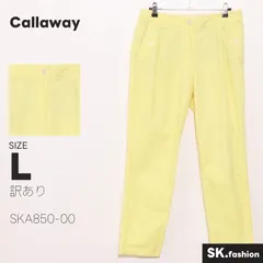 訳あり Callaway パンツ ストレッチパンツ　ストレート　フロントボタン　ベルトループ　ポケット付きのサムネイル