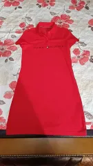 Tommy Hilfiger トミーヒルフィガー カラーTシャツ ONE PIECE レディース55 バスト42 丈89