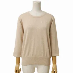 ■美品■ ALPACA ロイヤルアルパカ ニット サイズL 七分袖 総ベビーアルパカ ブランド古着【中古】20260413/RA8985 □美品□ROYAL ALPACA ロイヤルアルパカ ニット サイズL 七分袖 総