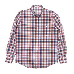 古着 パパス Papas 長袖シャツ ボタンダウンシャツ チェック柄 クリーニング済み メンズ48M DO441FBCO24