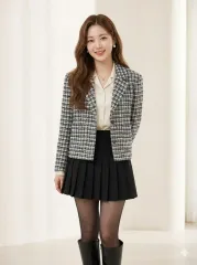 エイトセカンズ 8SECONDS ツイード ジャケット_M