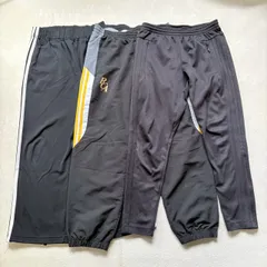 【まとめ売り】3点セット adidas アディダス スポーツウェア トレーニングウェア サッカー 野球 ジャージパンツ メンズLサイズ