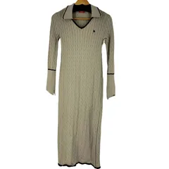 ラグナムーン LAGUNAMOON POLO BCSコラボ ケーブルラインニットワンピース  レディース JPN：S 