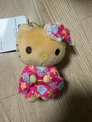 サンリオ正規品 hello kitty(ハローキティ) 起毛 着物 キーホルダー