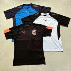 【まとめ売り】3点セット PUMA プーマ トレーニングウェア スポーツウェア サッカーウェア ドライ半袖Tシャツ ゲームシャツ メンズLサイズ