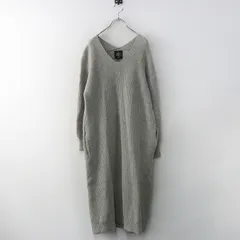 アーバンリサーチドアーズ URBAN RESEARCH DOORS ハミルトンVネックニットワンピース One グレー┃【2400014908398】