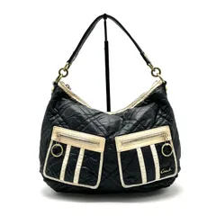 【中古】COACH コーチ キルティング ナイロン ワン ショルダー バッグ fY11186N