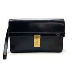 中古】BVLGARI ブルガリ ロゴ キャンバス レザー ショルダー バッグ