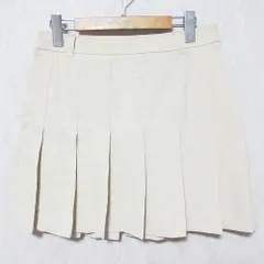 美品 BEAMS GOLF ビームスゴルフ プリーツスカート 83-27-0167-803 サイズL ベージュ レディース 古着 中古 USEDのサムネイル