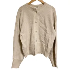 美品 THE SHINZONE シンゾーン CAPELIN CD ケープリンカーディガン 19AMSCU20 F ベージュ レディース 古着 中古 USED