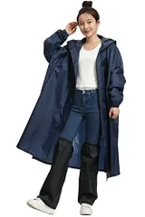 レインコート 自転車 レディース メンズ 軽量 快適 レインポンチョおしゃれ レインウェア ロング丈 かわいい リュックにも対応 防水 通学 通勤 保育園の送迎 カッパ 雨具 収納袋付き★m