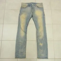 定価4万 Diesel ディーゼル THAVAR ダメージヴィンテージ加工 ジーンズ ブリーチ加工 メンズ