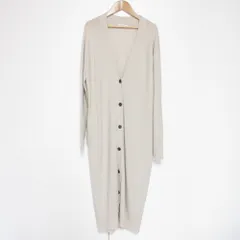 美品 JOURNAL STANDARD ジャーナルスタンダード カシミヤブレンド Vネック ロングカーディガン F ベージュ レディース 古着 中古 USED