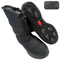 新品正規 ノースフェイス 海外限定 グースダウン充填 ボア履き口 W BOOTIE ZIP CLASSIC ブーティー/ブーツ 23cmマットブラック(MBK)